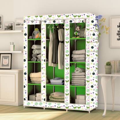 octavic C2 Printed Collapsible Wardrobe Carbon Steel Collapsible Wardrobe
