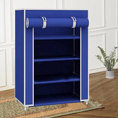 Attache 4 Shelve Shoe Rack PP Collapsible Wardrobe