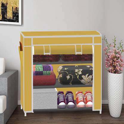 SB07 1 Door 3 Layer PP Collapsible Wardrobe