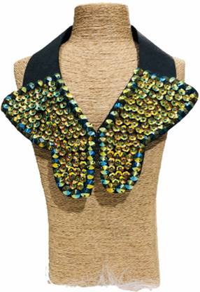 THE PRAKAASH COLLECTION Black TPC NCK09 Collar Stay