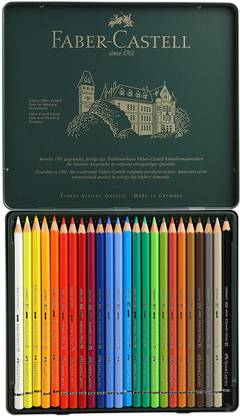 FABER-CASTELL ART NO-117524 24 ALBRECHT DURER WATERCOLOR PENCIL FOR PROFESSIONAL ARTISTS HEXAGONAL Shaped Color Pencils