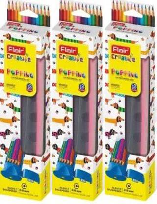 Flair Creative None Hexagonal Shaped Color Pencils