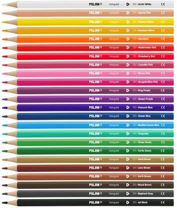 Milan Color Pencil Triangular Shaped Color Pencils