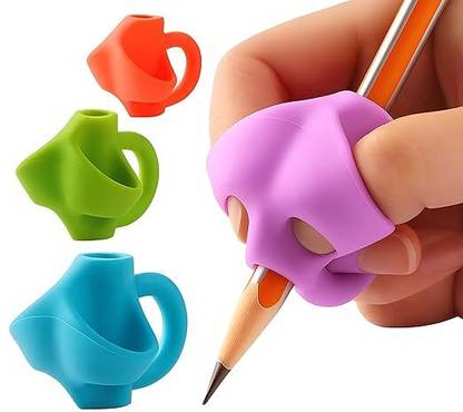 El Syco Pencil Gripper For Kids Handwriting Pen Holder Toddlers & Preschooler Pack of 5 Pencil Grip