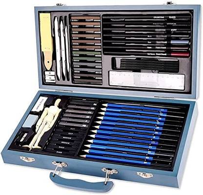 URBAN BOX Professional Art kit, 58 Piece Drawing and Sketching Art Set