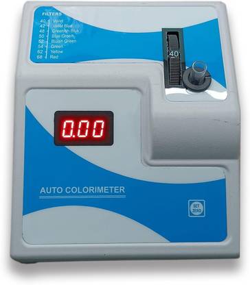 LABSOUL Auto Zero photo Colorimeter 8 Filter Range 400-700 nm White Blue for Pathology Digital Colorimeter