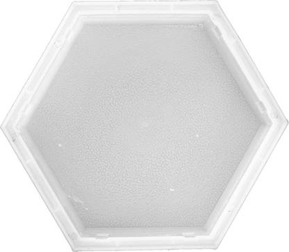 Reyal Plastic HEXAGON Paver Block Mould Paving Tile Mold Outdoor Garden Column Cap & Base