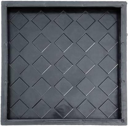 Reyal Plastic 25 SAKARPARA Chequered Paver Block Mould (12" x12") Cement Tile Mold Column Cap & Base