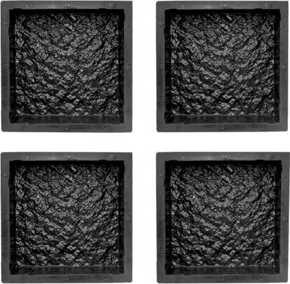 vilas 8X8 Stone Paver Block Mould 60mm (Pack Of 4) Column Cap & Base