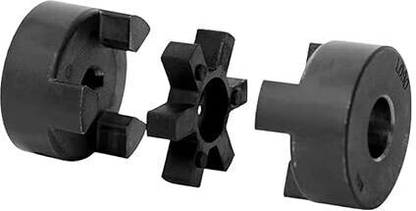 Implemental Jaw Coupling with Flexible Rubber Spider Coupler (RRL) (L-95) Column Cap & Base