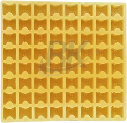 RKTILEMOULD Rubber Cover Block Mould 20 25 MM (64 Cavity) U Column Cap & Base