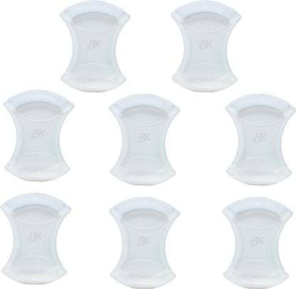RKTILEMOULD Plastic Damru Paver Block Mould (Pack of 8) 60MM Column Cap & Base