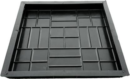 Reyal 10" X 10" KRISCROSS Chequered Tile Mould( H : 25mm)Plastic Cement Tile Mould Column Cap & Base