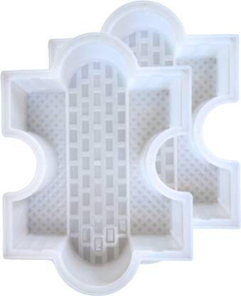 Reyal Plastic N BROOK Paver Block mould(60mm) Brick Design Paver Mould(Pack of 2) Column Cap & Base