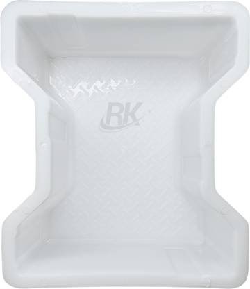 RKTILEMOULD Plastic I- Shape Paver Block Mould 80 MM Column Cap & Base