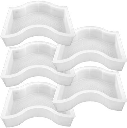 Reyal Plastic CAMLE Paver Block mould(60mm) Interlocking Paver Mould(Pack of 5) Column Cap & Base