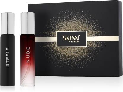 SKINN by TITAN Steele and Nude gift pack Eau De Parfum Combo Set