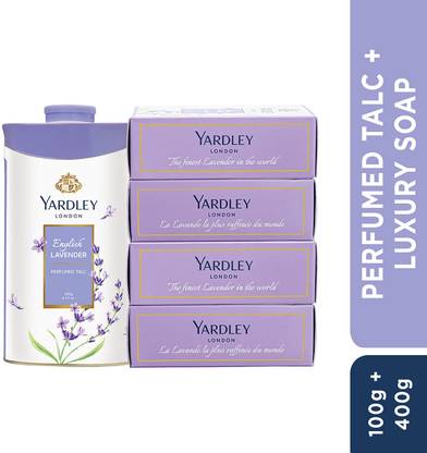 Yardley London English Lavender Luxury Soap with English Lavender Perfumed Talc
