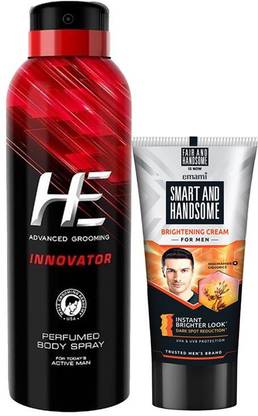 Smart & Handsome Long Lasting Radiance Cream 60g + HE Deo Innovator 150ml