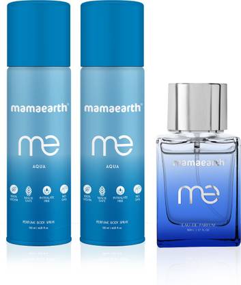 Mamaearth Fresh Fragrance Combo (ME Deodorant (2 Pcs) + ME Eau De Parfum )