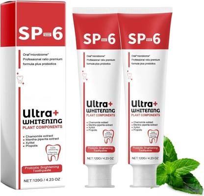 Plethora New Sp-6 Toothpaste, Brightening & Stain Removing Toothpaste