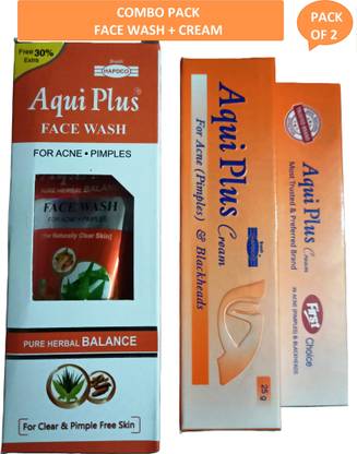 HAPDCO AQUI PLUS COMBO PACK (FACE WASH + CREAM)