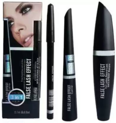 lately 3 in 1 Combo of Waterproof Eyeliner, Mascara With Eyebrow Pencil