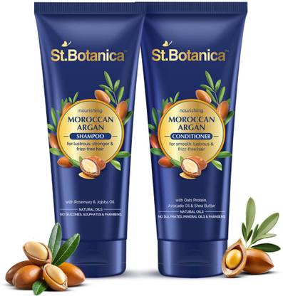 St.Botanica Combo of Moroccan Argan Bio Active with Conditioner (50ml Each)