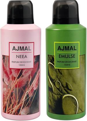 Ajmal Neea and Emulse Deodorant Perfume 150ML Each For Men and Women Online Exclusive