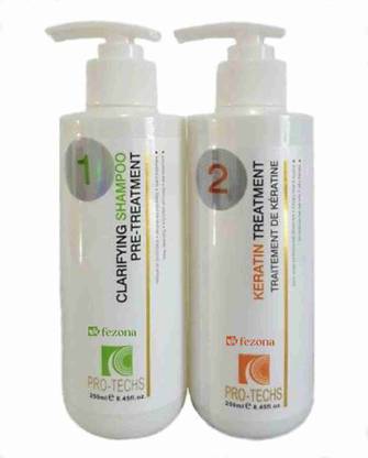FEZONA Pre-Clarifying Treatment Shampoo 250 ml + Keratin Treatment 250 ml