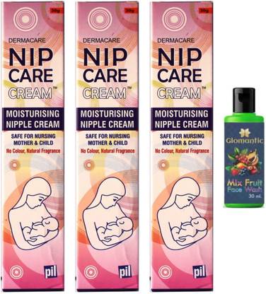 glomantic Fruit Face Wash & Nip Care Organic Nipple Cream 30g (Pack of 3)