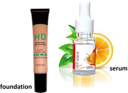 nn soft and smooth new foundation with serum pakc of 2