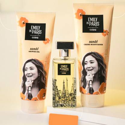 Cos-IQ Complete Mindy Sante Fragrance & Hydration Combo: Perfume, Shower Gel & Moisturizer for Glowing Skin For Women