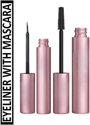 Maryville new look mascara with eyeliner for all eyes look perfect pakc of 2