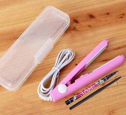 kHUDAt CKJYT mini Hair Straightener Hair Straightener & Kajal & Eyeliner(KOLKATA)