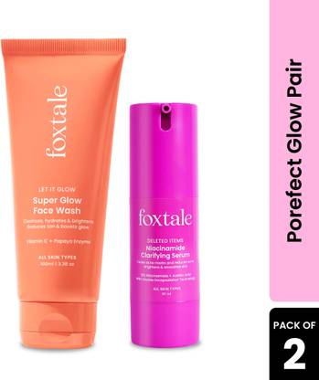 Foxtale Perfect Glow Pair - Tan & Acne Mark Removal Combo