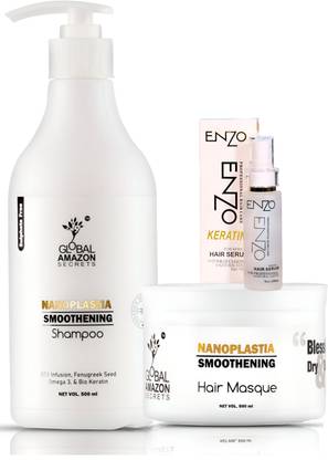 Global Amazon Secrets Nanoplastia Smoothening Shampoo
