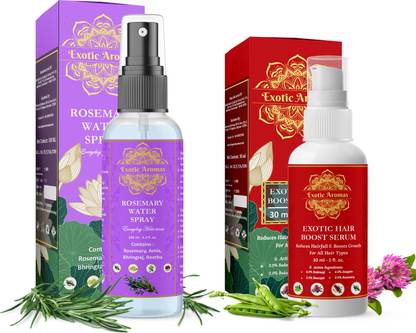 Exotic Aromas Hair Growth Serum 3% Rosemary, 3% Redensyl and Rosemary Water