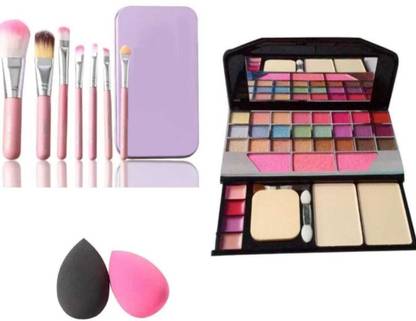 mkldsrh 6155 make up kit with 2 beauty blonder & make up brushes