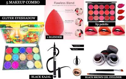 HUDA QUEEN MAKE UP PACK OF 5 EYELINER,CONCEALER,KAJAL,EYESHADOW,BLENDER