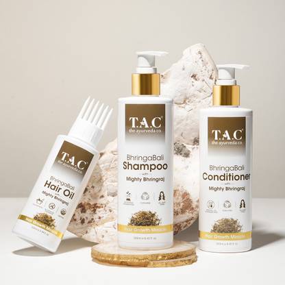 TAC - The Ayurveda Co. Hair Regrowth & Damage Repair (Oil + Shampoo + Conditioner)