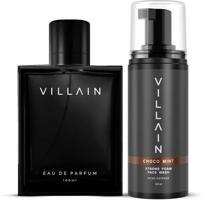 VILLAIN Minty Mischief Combo (Classic 100 ml EDP , Chocomint Face Wash 100 ml)