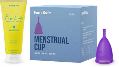 Femisafe Menstrual Cup and Lubricant 50 ml Combo