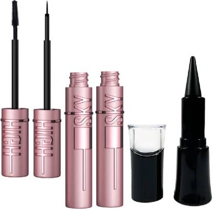 nn soft and smooth new easy to use best eye liner mascara Kajal pack of 3