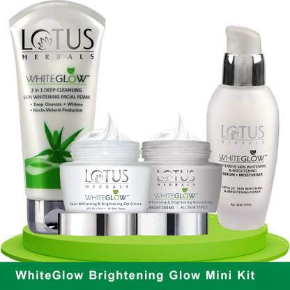 LOTUS HERBALS WhiteGlow Skin Brightening Glow Mini Kit