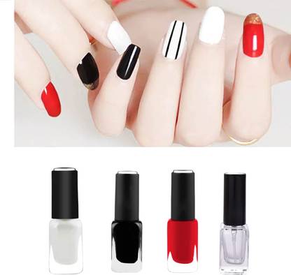 PERLENTE UNIQUE FASHION 4 color NAIL POLISH combo