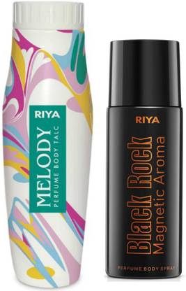 RIYA Black Rock Deo and Melody talc Set of 2