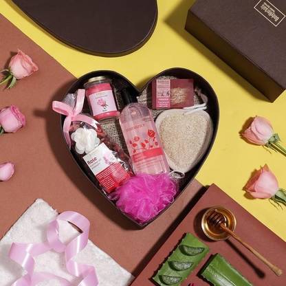 BodyHerbals Rose Surprise Bathing Set - Luxury Bath