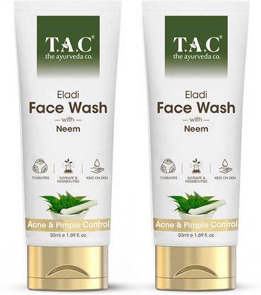 TAC - The Ayurveda Co. Eladi Facewash (Pack of 2)