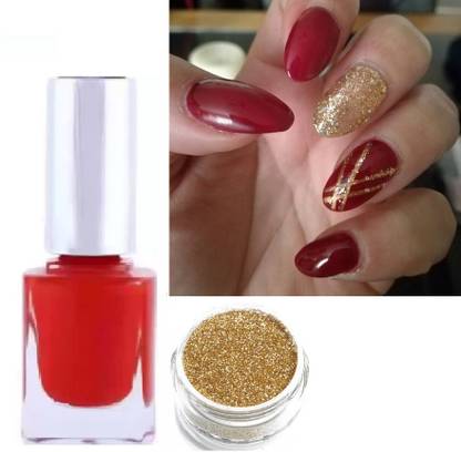 AFARAXIA NEW MATTE FINISH HOT RED NAIL PAINT RED